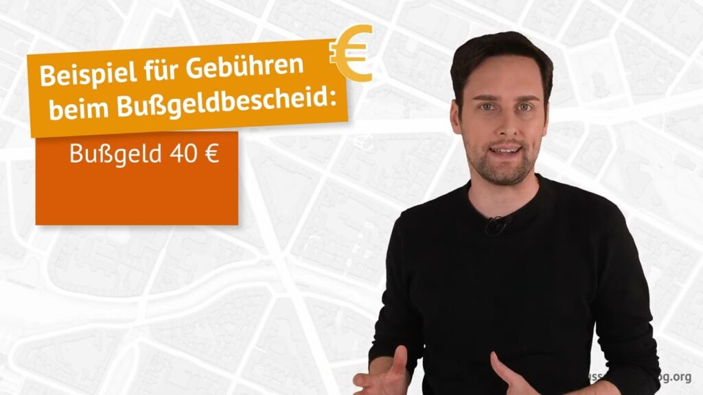 Welche Gebühren fallen bei einem Bußgeldbescheid an?