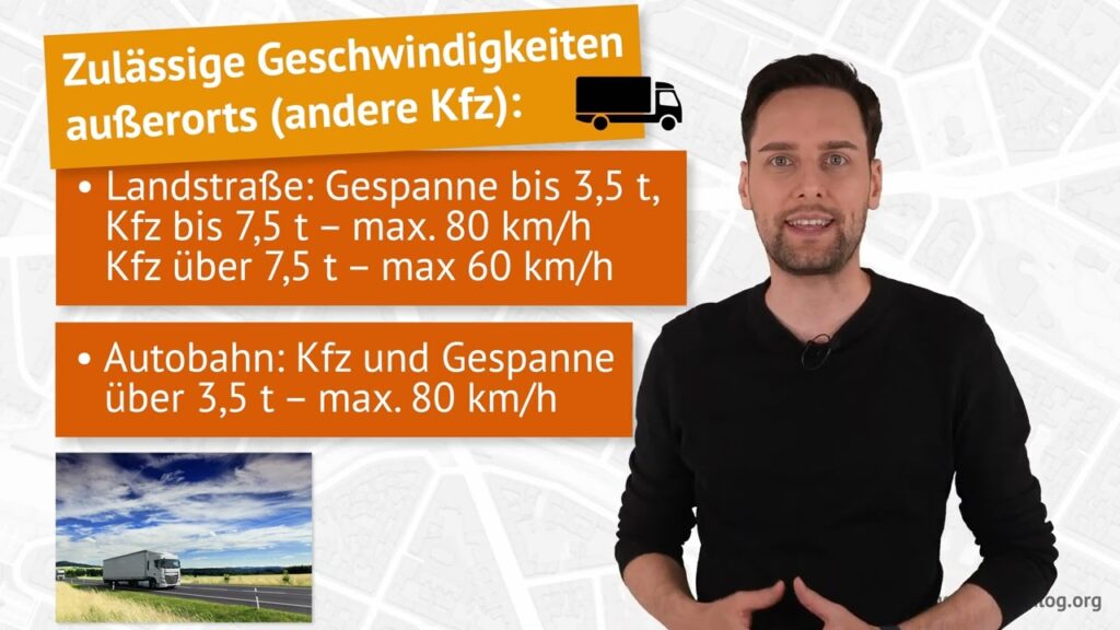 Welche Geschwindigkeitsbegrenzung gilt in Deutschland außerorts?