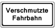 VZ 1006-35 - Verschmutzte Fahrbahn