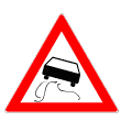 Verkehrszeichen 114: Schleuder- oder Rutschgefahr