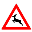Verkehrszeichen 142: Wildwechsel