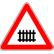 VZ 150 - Bahnübergang mit Schranken oder Halbschranken