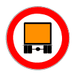 VZ 261 - Verbot für kennzeichnungspflichtige Kraftfahrzeuge mit gefährlichen Gütern