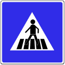 VZ 350 - Fußgängerüberweg