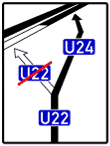 VZ 466 - Bedarfsumleitungstafel