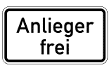 VZ 1220-30 - Anlieger-frei