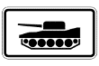 VZ 1049-12 - nur militärische Kettenfahrzeuge