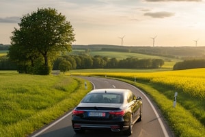 Sie dürfen mit einem Ausfuhrkennzeichen in Deutschland fahren solange es gültig ist.