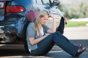 Fahrlässige schwere Körperverletzung kann zum Beispiel bei einem Verkehrsunfall entstehen.