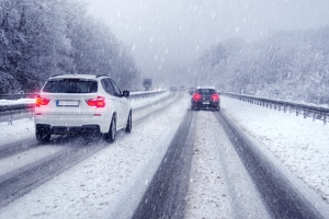 Die maximale Geschwindigkeit wird in Finnland vielerorts im Winter abgesenkt.