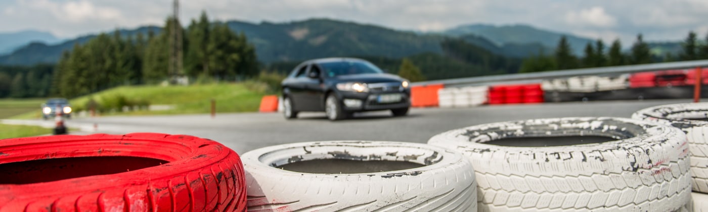 Header Auto fahren üben