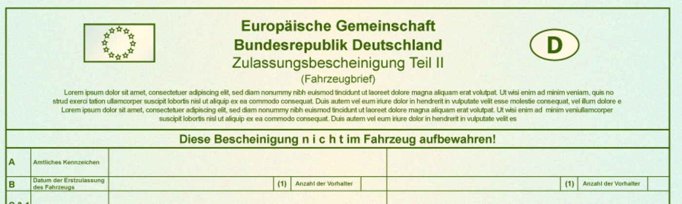 Header Fahrzeugbrief verloren