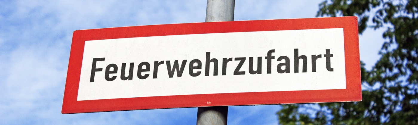 Header Feuerwehrzufahrt