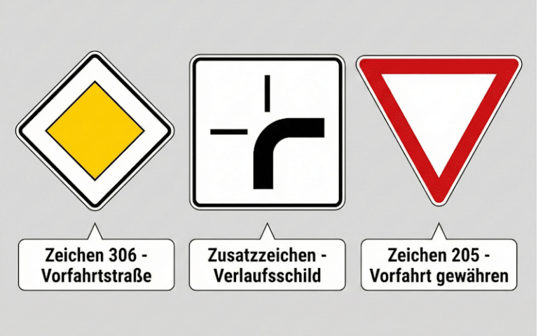 Abknickende Vorfahrt Alte Regelnnull