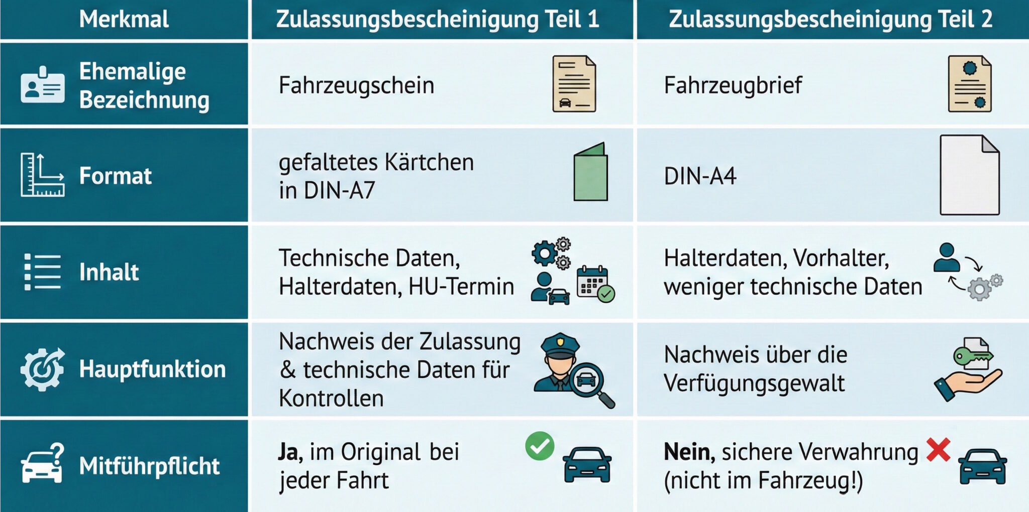 Fahrzeugbrief Per Post Versenden