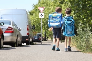 Für einen sicheren Schulweg ist die Verkehrserziehung unerlässlich.