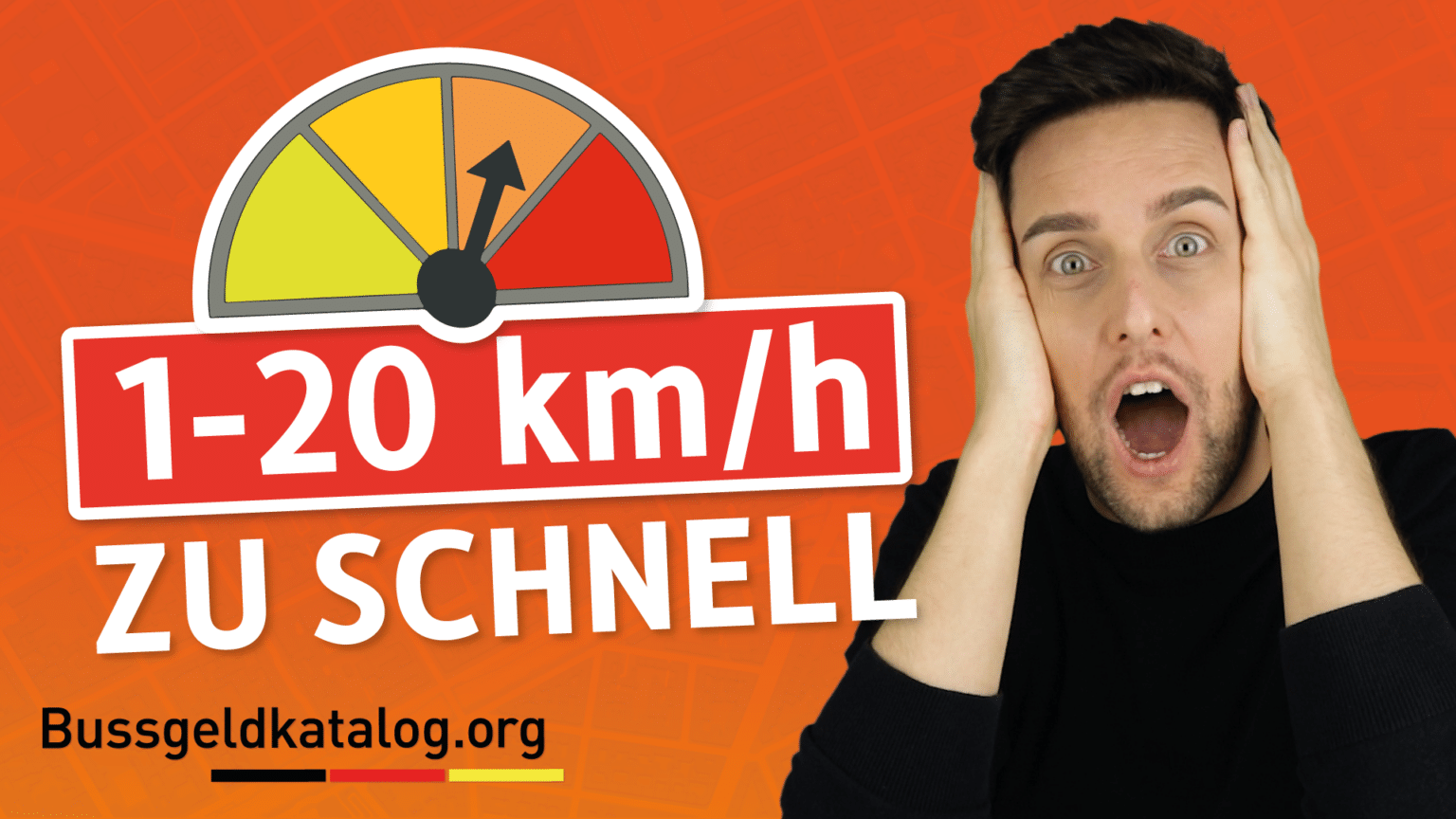 16 km/h zu schnell innerorts und außerorts Bußgeld etc.