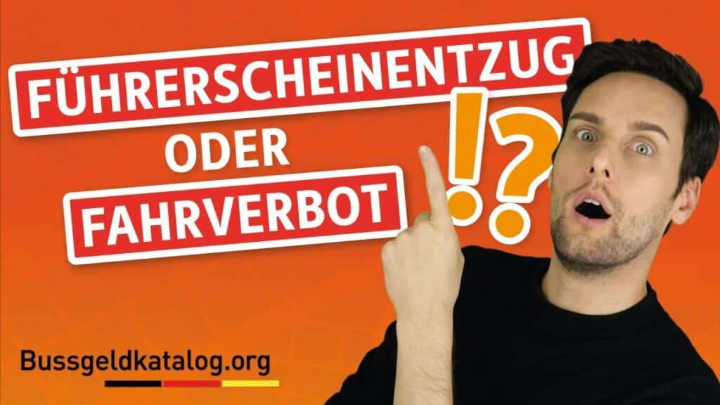 Wann erfolgt die Entziehung der Fahrerlaubnis? Erfahren Sie die Antwort hier im Video.