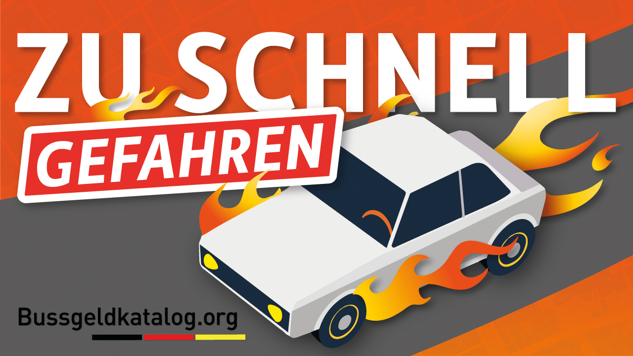 10 km/h zu schnell innerorts und außerorts Bußgeld etc.