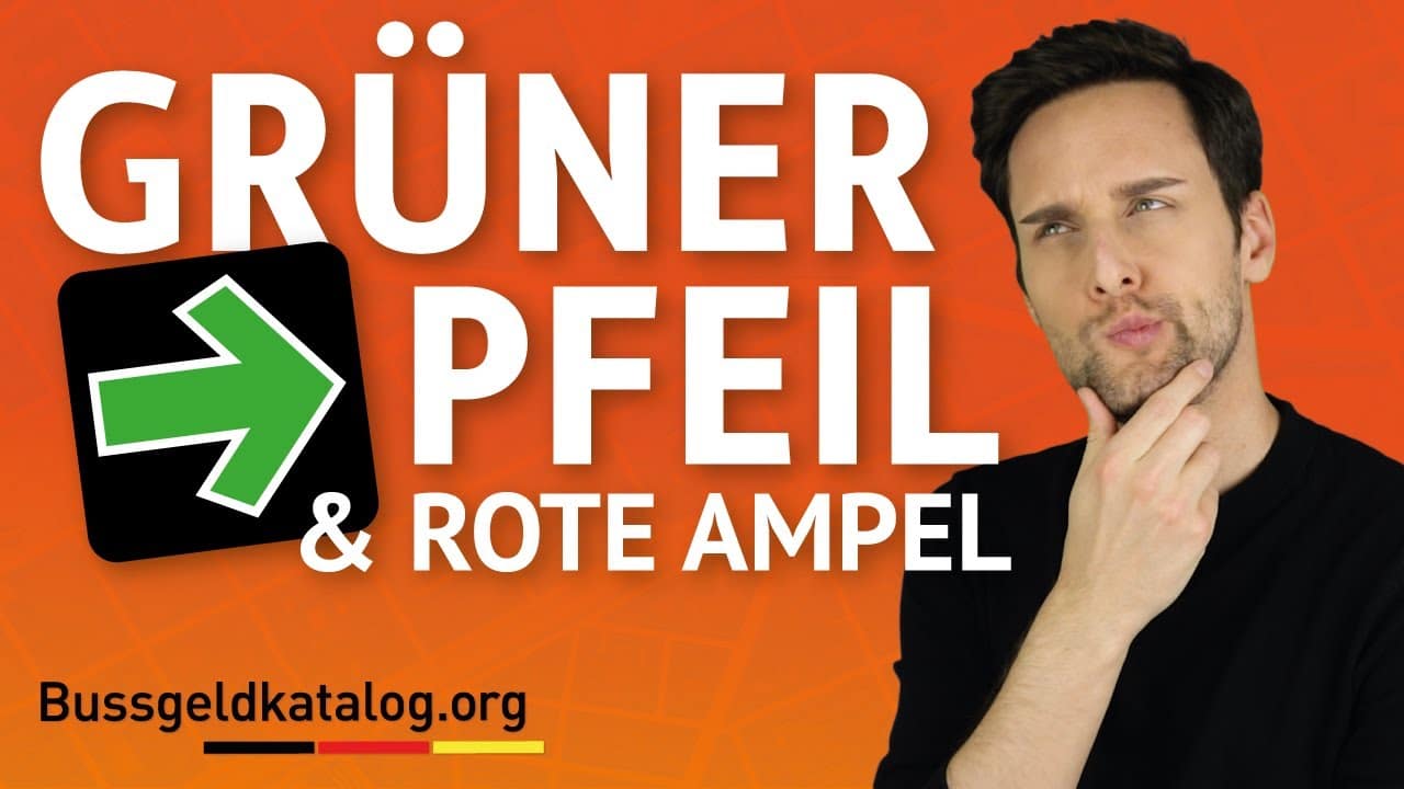 Grüner Pfeil an der Ampel Alles zum Grünpfeilschild