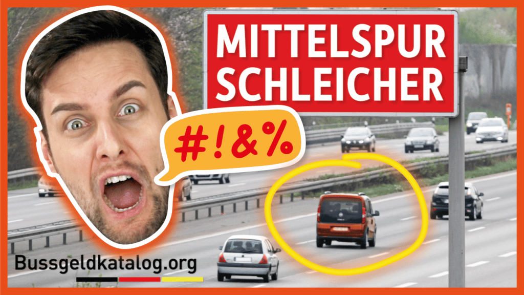 Im Video: Alles Wichtige zum Thema "Mittelspurschleicher".