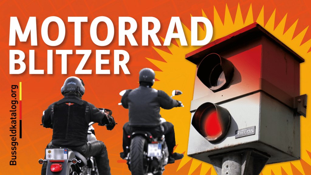 Was passiert, wenn Sie auf dem Motorrad geblitzt werden? Mehr dazu im Video.