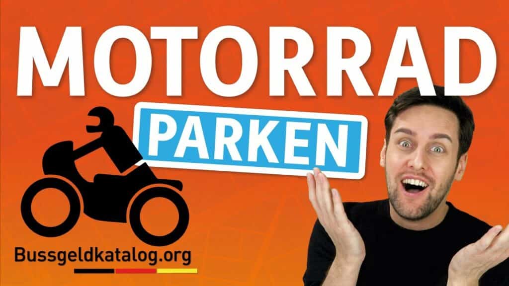 Was Sie beachten müssen, wenn Sie ein Motorrad parken, erfahren Sie auch im Video.