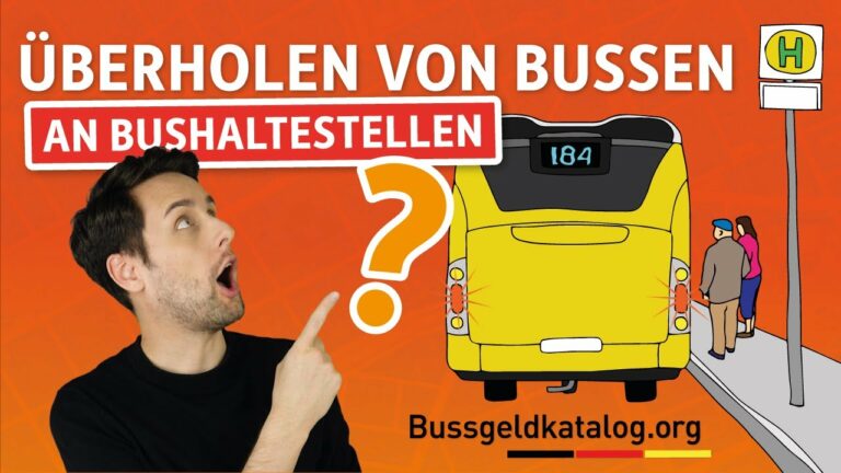 Bus im Straßenverkehr überholen: Wann ist das erlaubt?