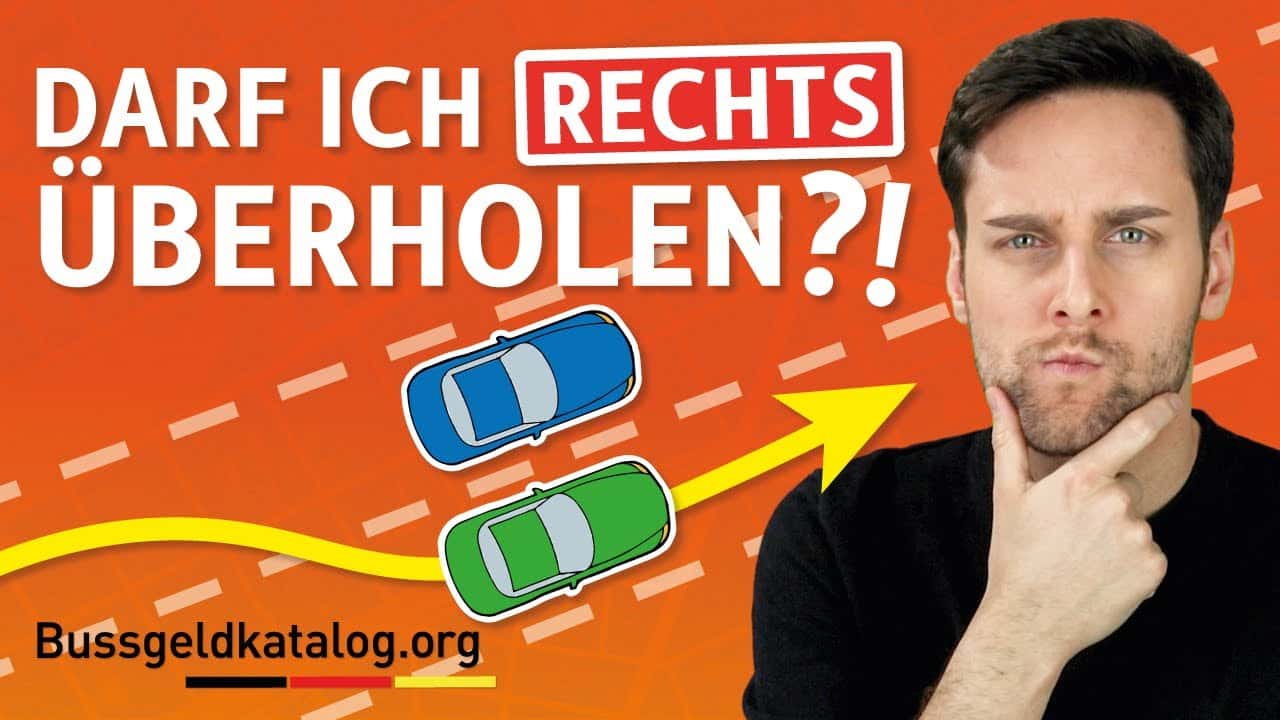 Rechts überholen auf der Autobahn: Wann ist das erlaubt?