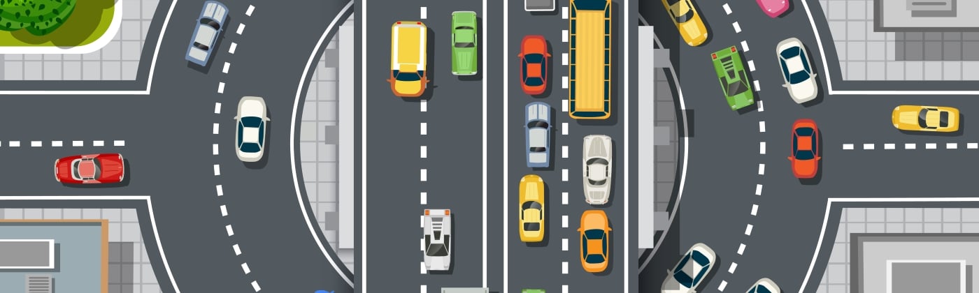 Wie kommt es zum Unfall im Kreisverkehr?