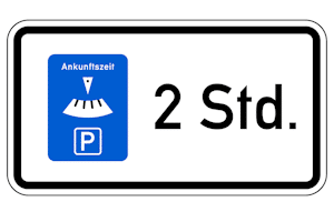 VZ 1040-32 Parkscheibe zwei Stunden