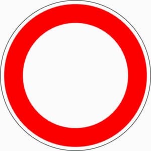 VZ 250: Durchfahrtsverbot