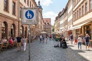 Was bedeutet "Fußgängerzone"? Das ist gesetzlich definiert.